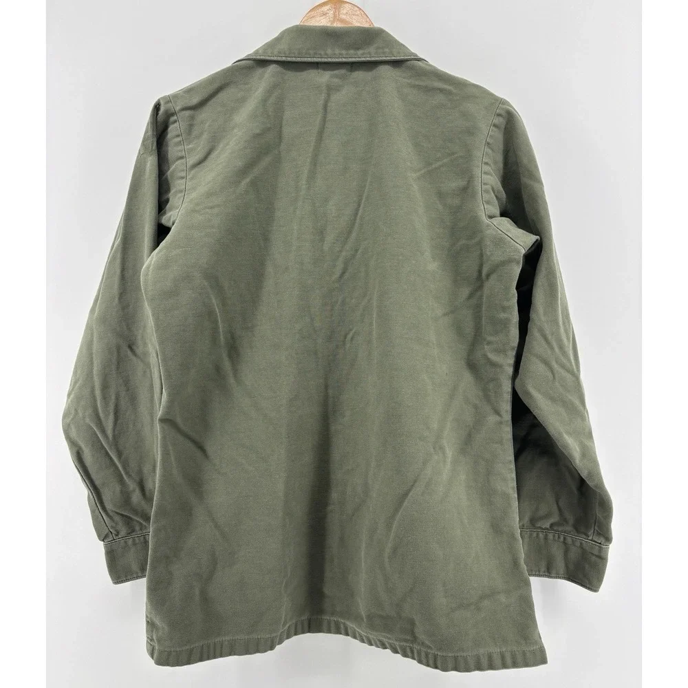 Vietnam Shirt OG-107 Mans Fatigue Cotton Sateen Olive Drab Military Jacket USGI